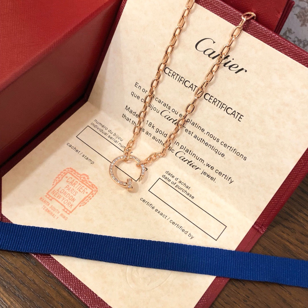 [Love Lucky]JUSTE NECKLACE FULL DIAMONDS