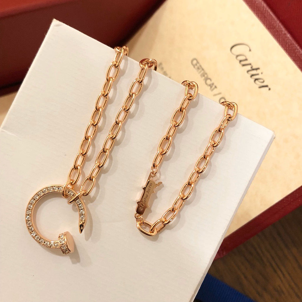 [Love Lucky]JUSTE NECKLACE FULL DIAMONDS