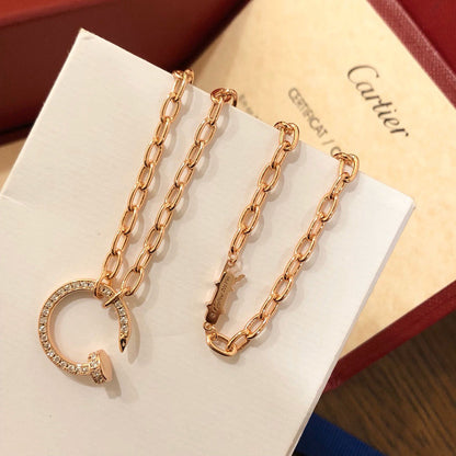 [Love Lucky]JUSTE NECKLACE FULL DIAMONDS