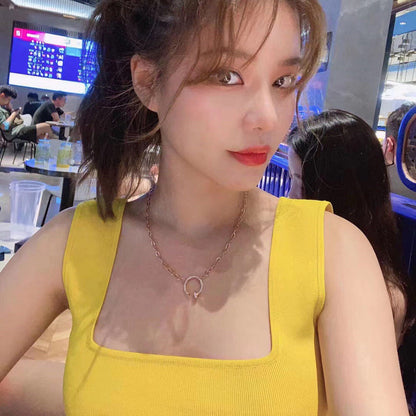 [Love Lucky]JUSTE NECKLACE FULL DIAMONDS