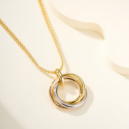 [Love Lucky]TRINITY LARGE NECKLACE