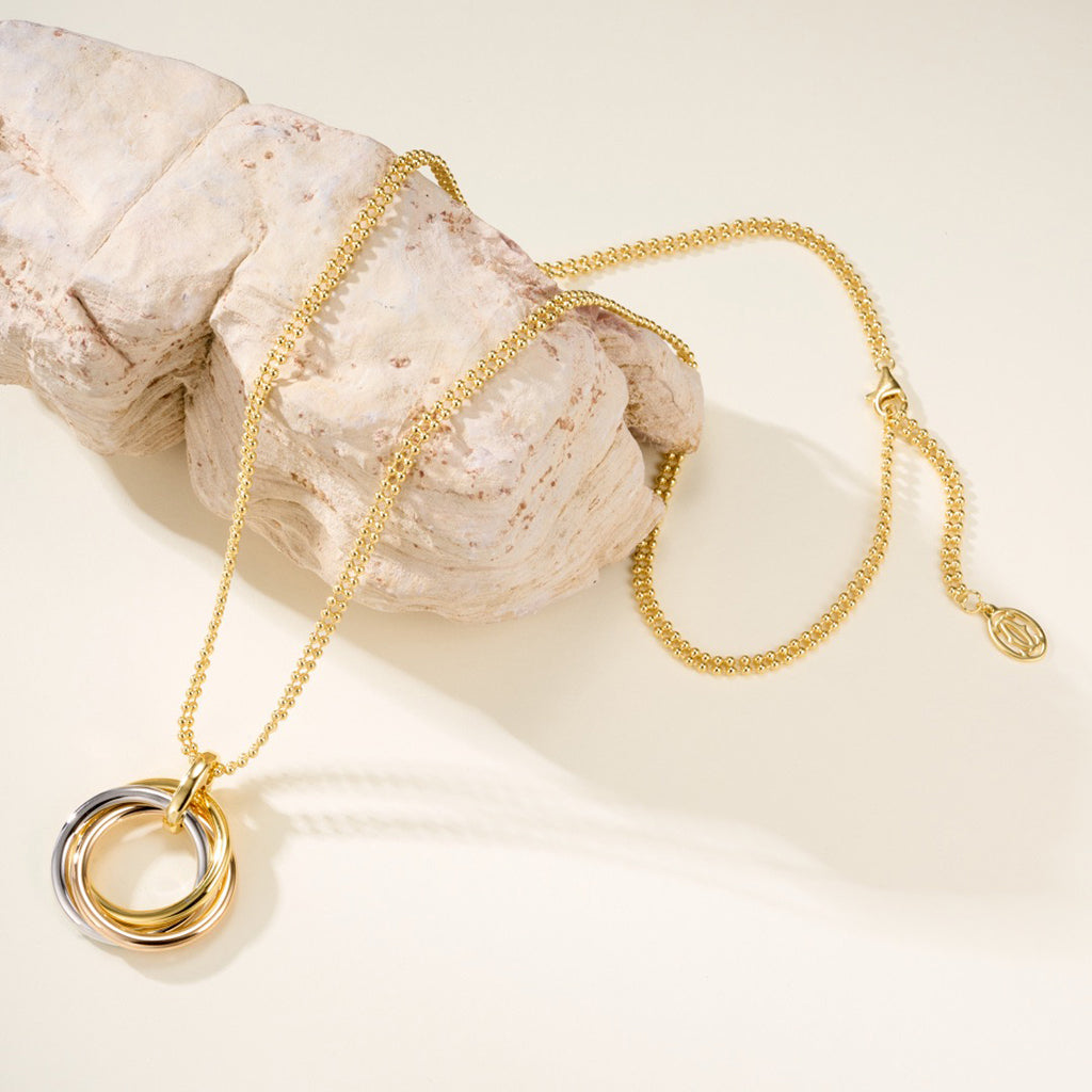 [Love Lucky]TRINITY LARGE NECKLACE