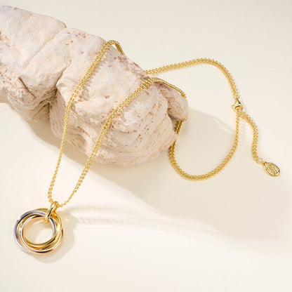[Love Lucky]TRINITY LARGE NECKLACE