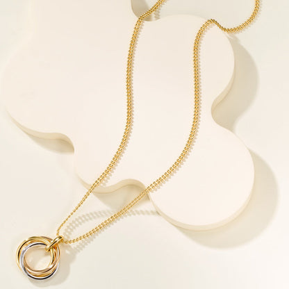 [Love Lucky]TRINITY LARGE NECKLACE