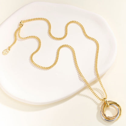 [Love Lucky]TRINITY LARGE NECKLACE