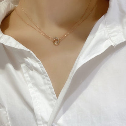 [Love Lucky]TRINITY MINI NECKLACE