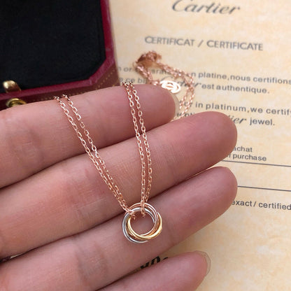 [Love Lucky]TRINITY MINI NECKLACE
