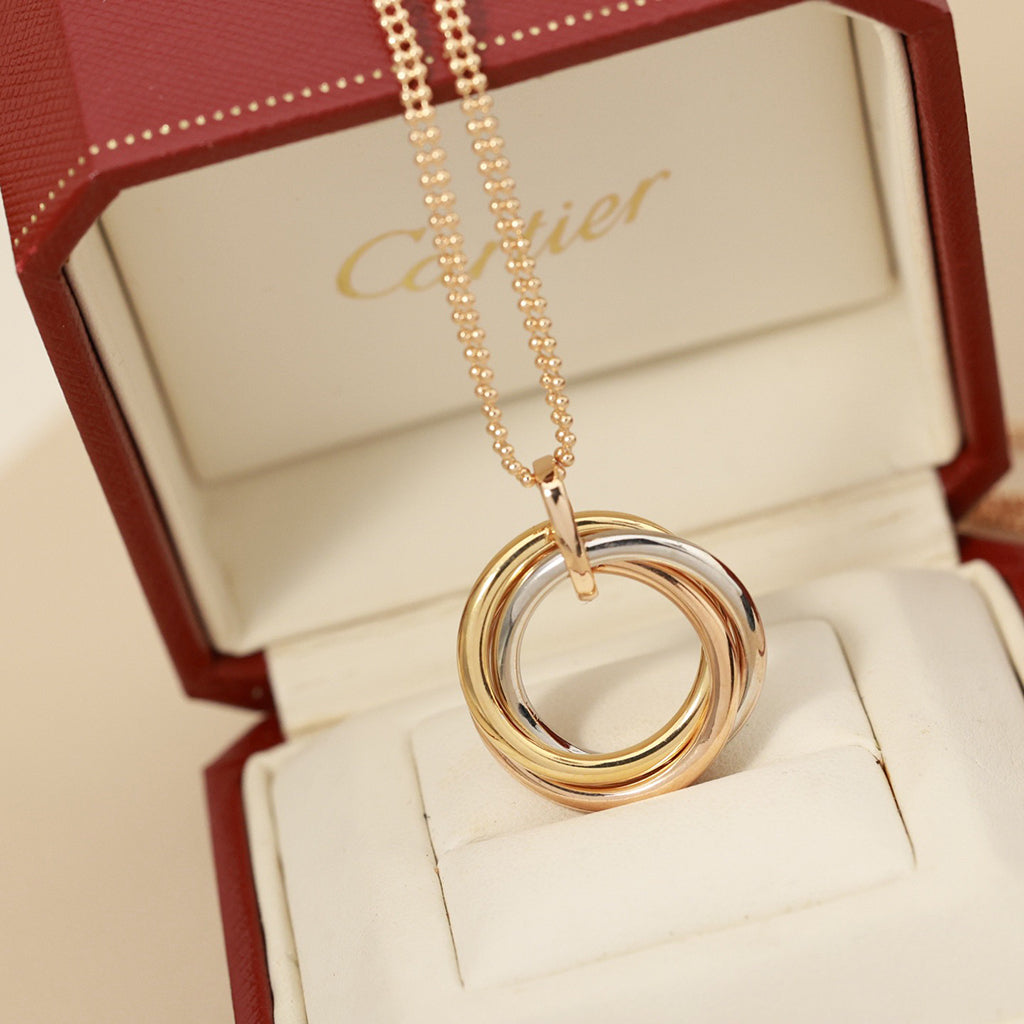 [Love Lucky]TRINITY LARGE NECKLACE