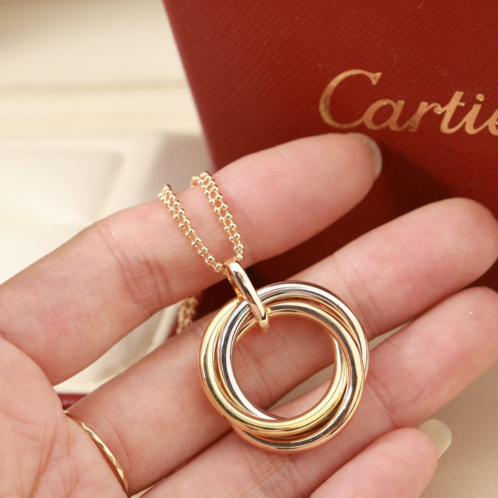 [Love Lucky]TRINITY LARGE NECKLACE