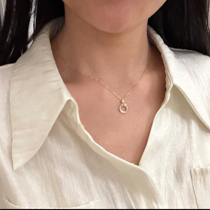 [Love Lucky]TRINITY  NECKLACE 1 DIAMOND