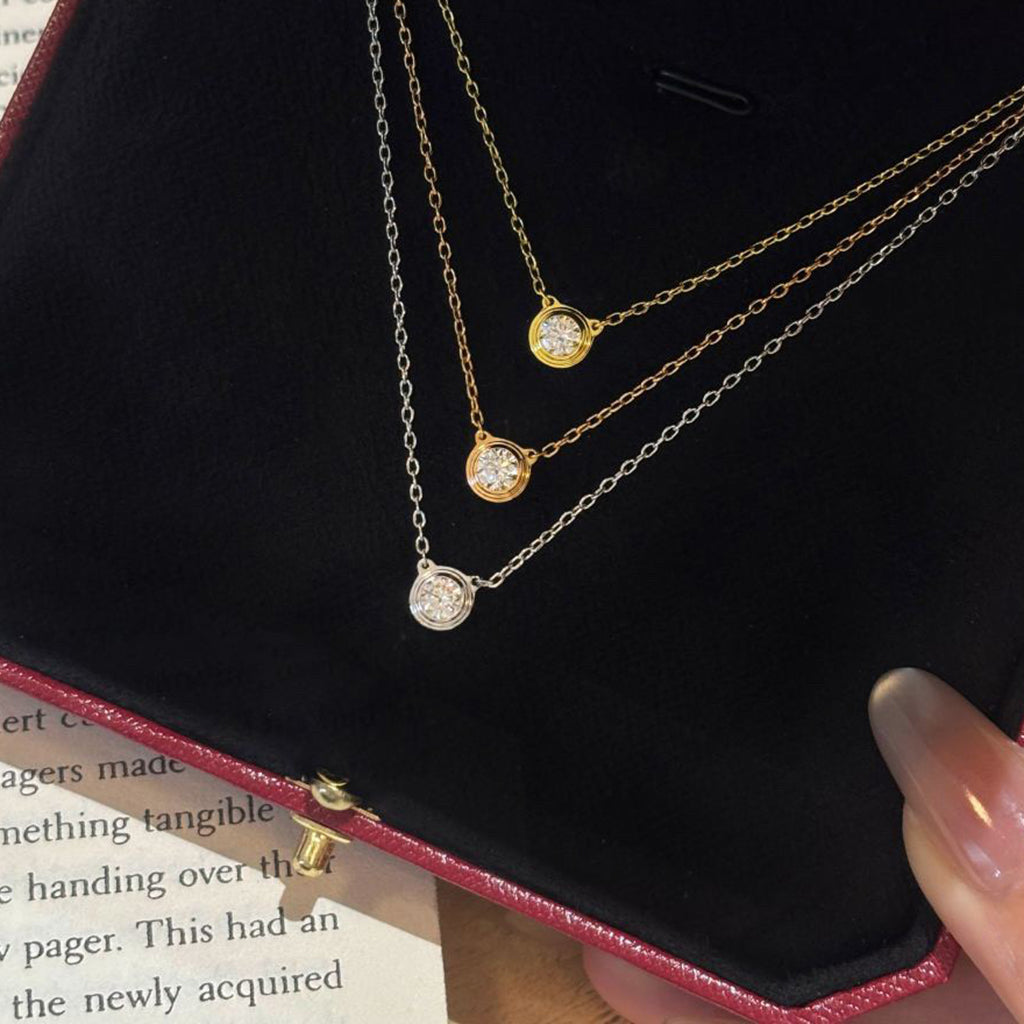 [Love Lucky]DAMOUR DIAMOND NECKLACE