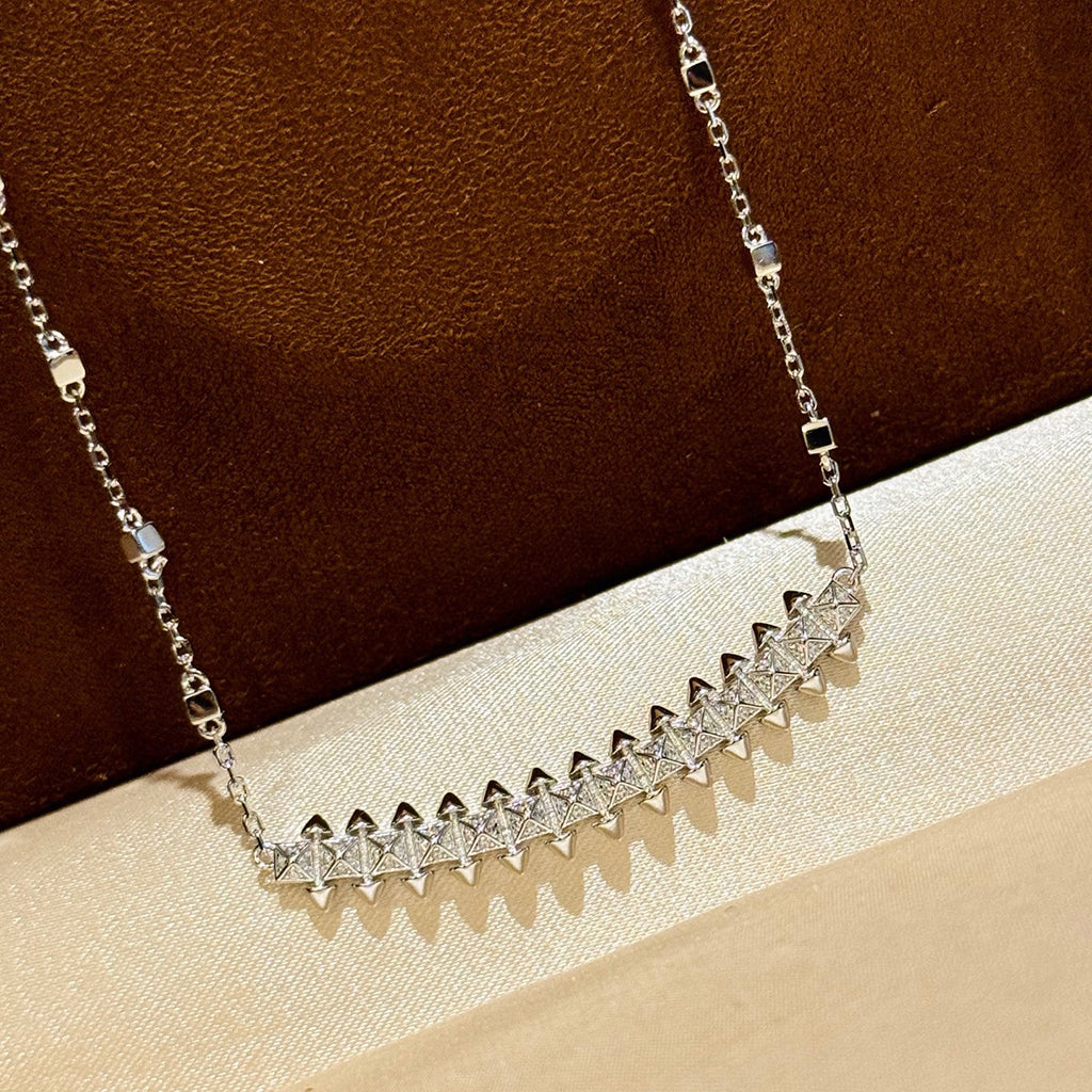 [Love Lucky]CLASH  SMALL FULL DIAMOND NECKLACE