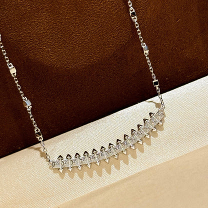 [Love Lucky]CLASH  SMALL FULL DIAMOND NECKLACE