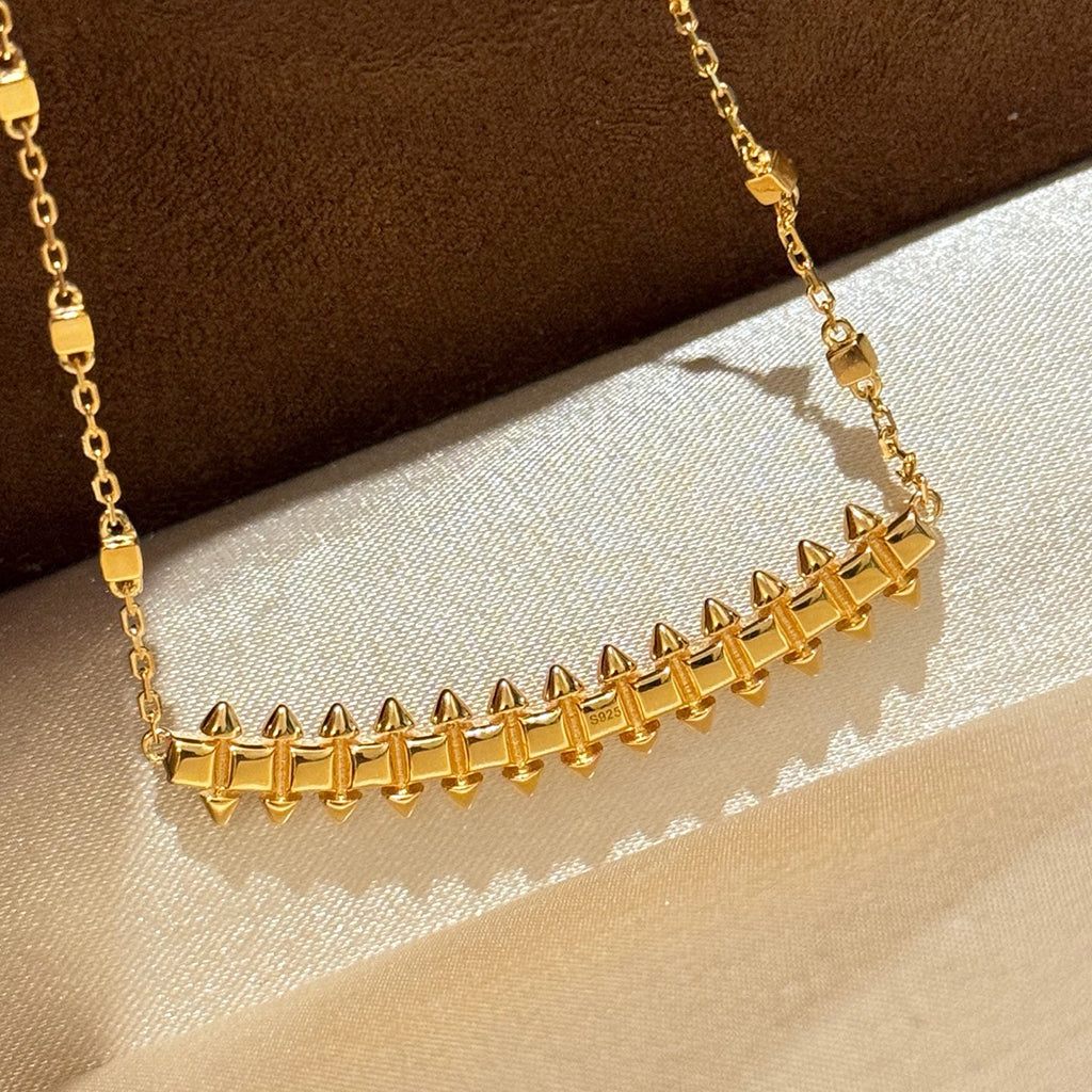 [Love Lucky]CLASH  SMALL FULL DIAMOND NECKLACE