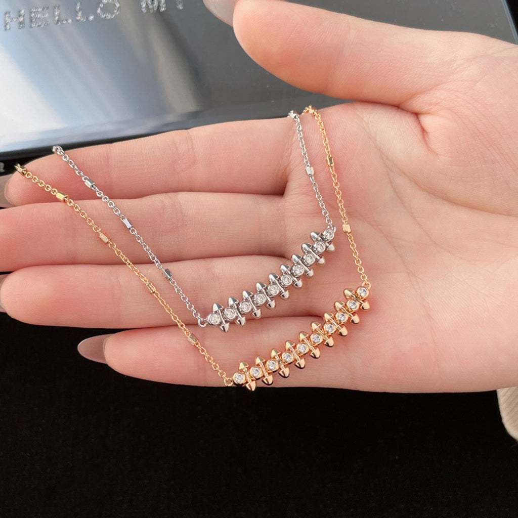 [Love Lucky]CLASH  MEDIUM DIAMOND NECKLACE