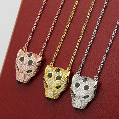 [Love Lucky]PANTHERE FULL DIAMOND NECKLACE