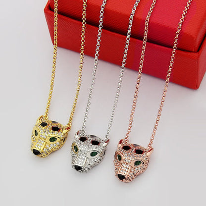 [Love Lucky]PANTHERE FULL DIAMOND NECKLACE