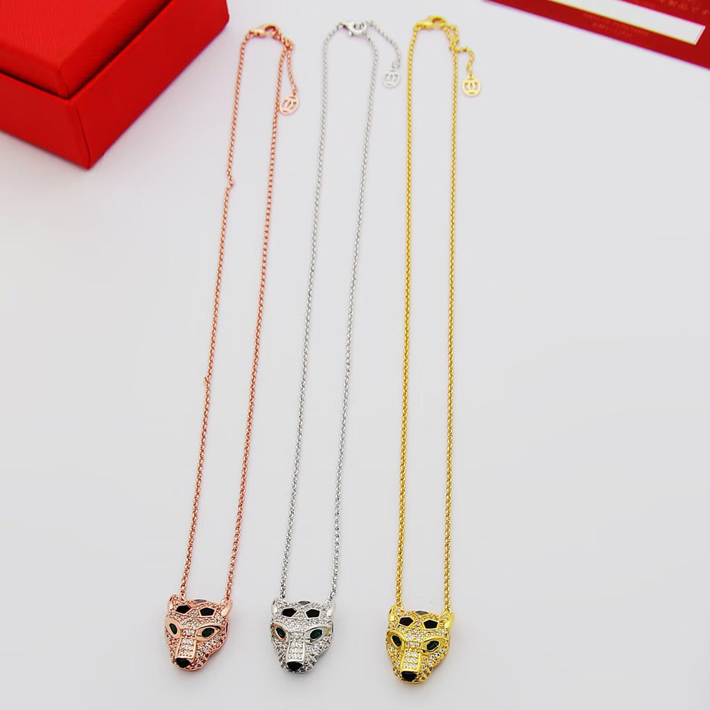 [Love Lucky]PANTHERE FULL DIAMOND NECKLACE