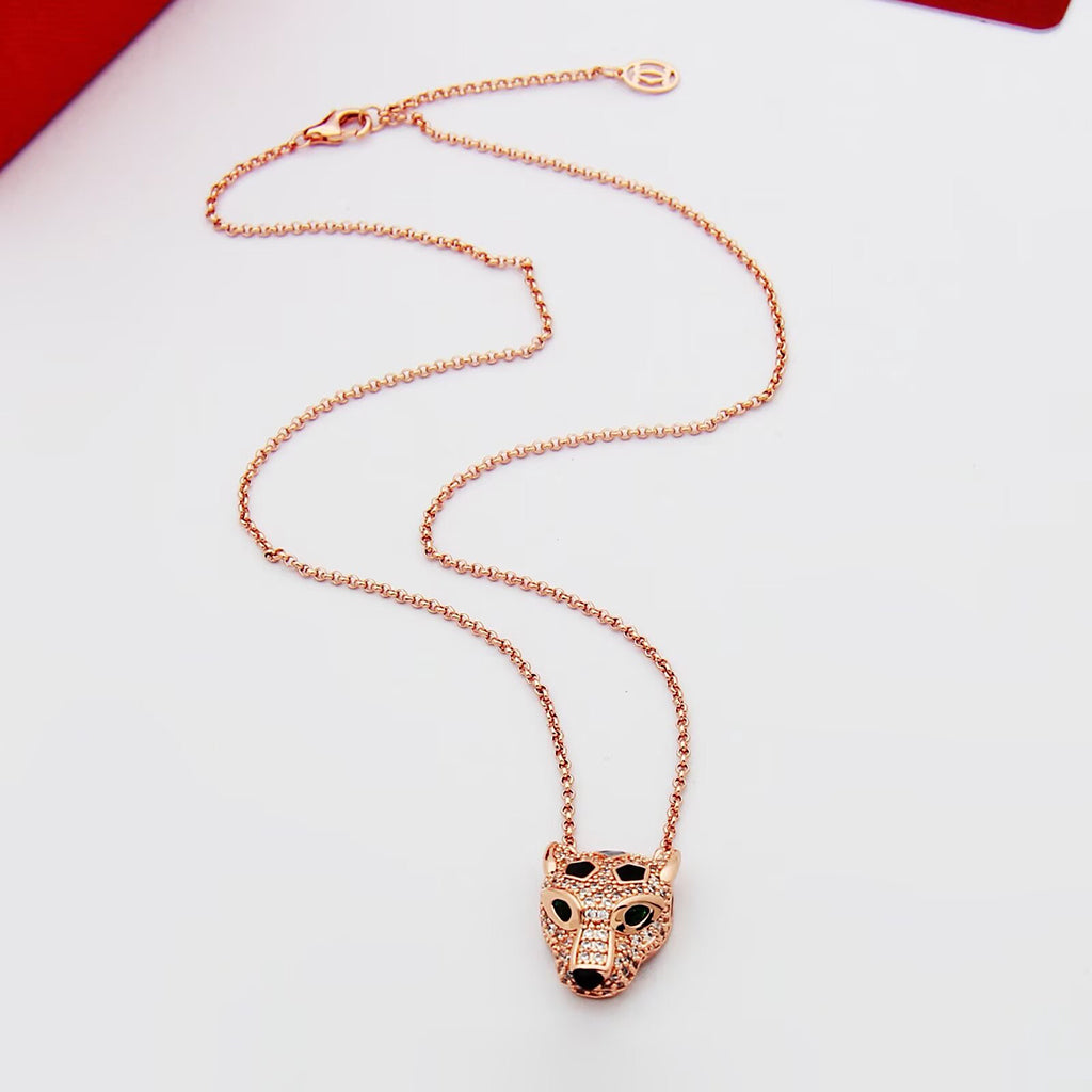 [Love Lucky]PANTHERE FULL DIAMOND NECKLACE