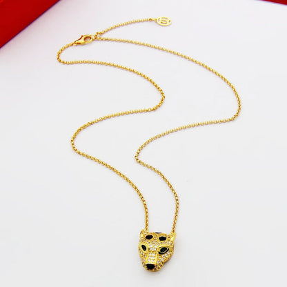 [Love Lucky]PANTHERE FULL DIAMOND NECKLACE
