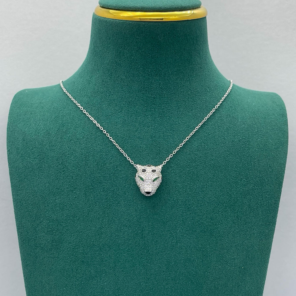 [Love Lucky]PANTHERE FULL DIAMOND NECKLACE