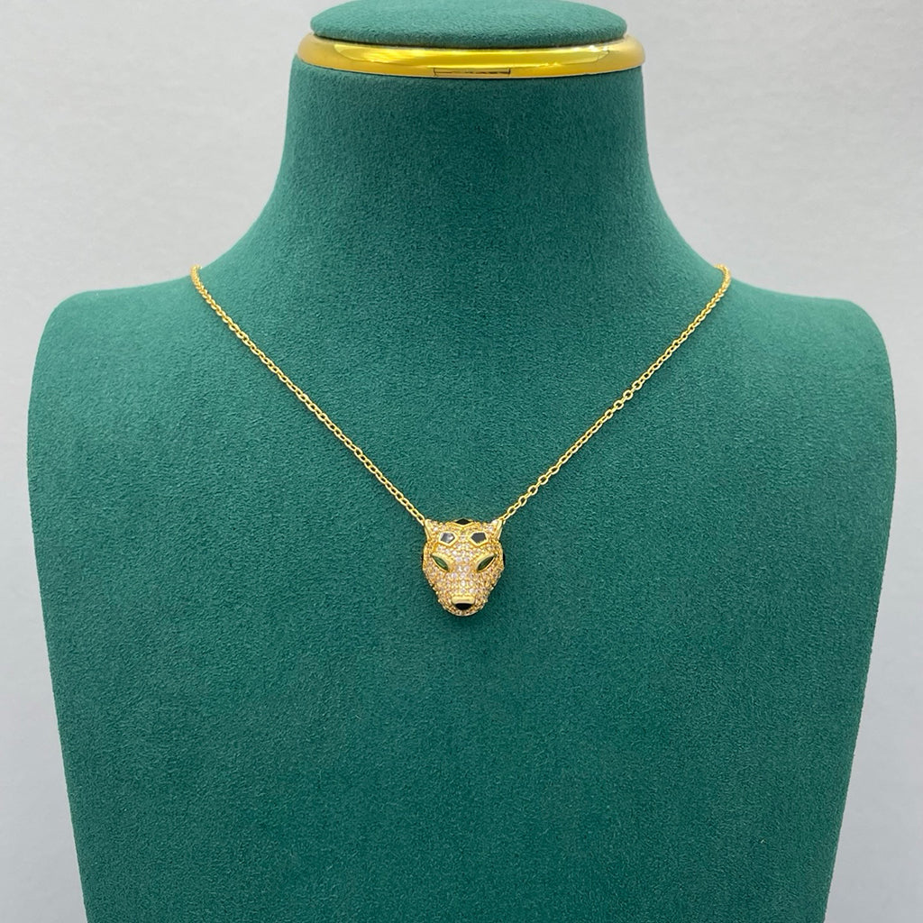 [Love Lucky]PANTHERE FULL DIAMOND NECKLACE