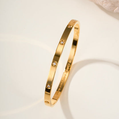 [Love Lucky]LOVE BRACELET 3.65MM 10 DIAMONDS