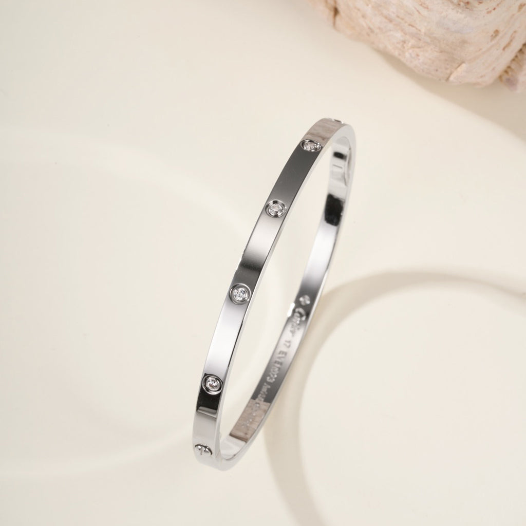 [Love Lucky]LOVE BRACELET 3.65MM 10 DIAMONDS