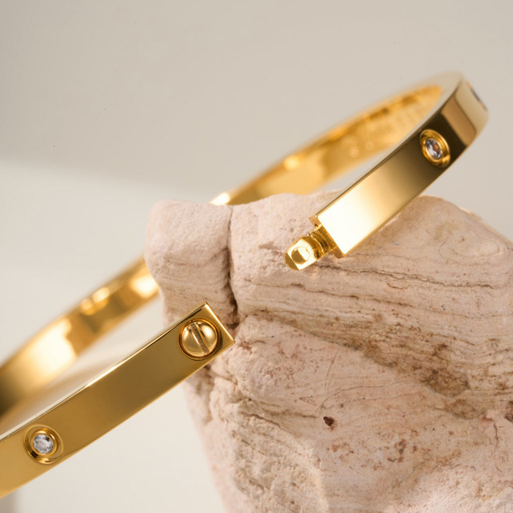[Love Lucky]LOVE BRACELET 3.65MM 10 DIAMONDS
