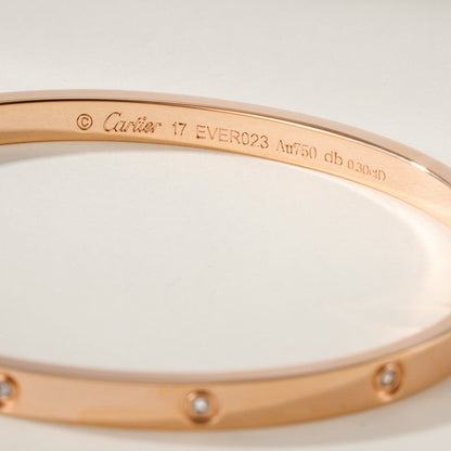[Love Lucky]LOVE BRACELET 3.65MM 10 DIAMONDS