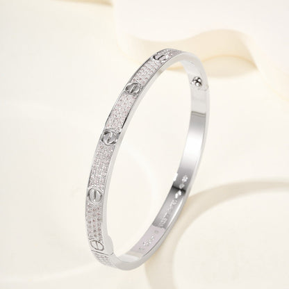 [Love Lucky]LOVE BRACELET 4.8MM DIAMOND-PAVED