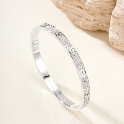 [Love Lucky]LOVE BRACELET 4.8MM DIAMOND-PAVED