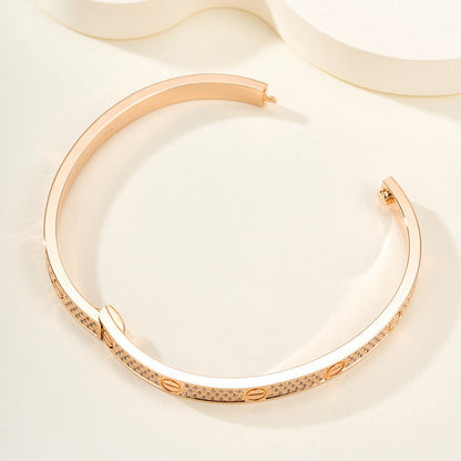 [Love Lucky]LOVE BRACELET 4.8MM DIAMOND-PAVED
