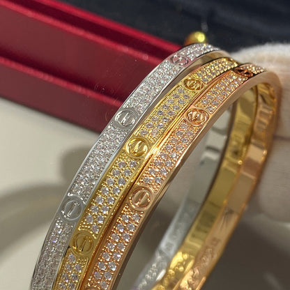 [Love Lucky]LOVE BRACELET 3.65MM DIAMOND-PAVED