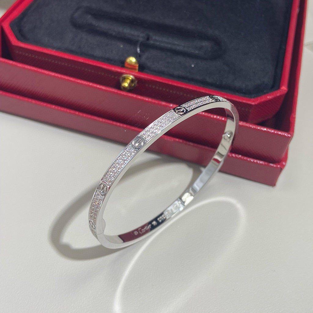[Love Lucky]LOVE BRACELET 3.65MM DIAMOND-PAVED