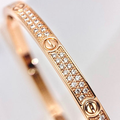[Love Lucky]LOVE BRACELET 3.65MM DIAMOND-PAVED