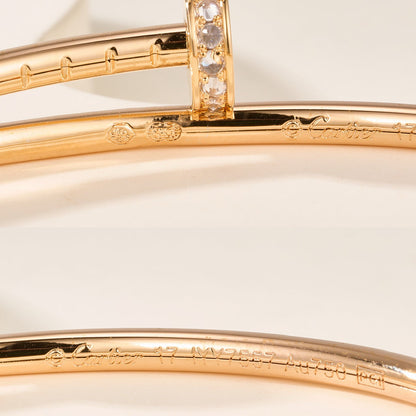 [Love Lucky]JUSTE BRACELET 2.5MM DIAMONDS