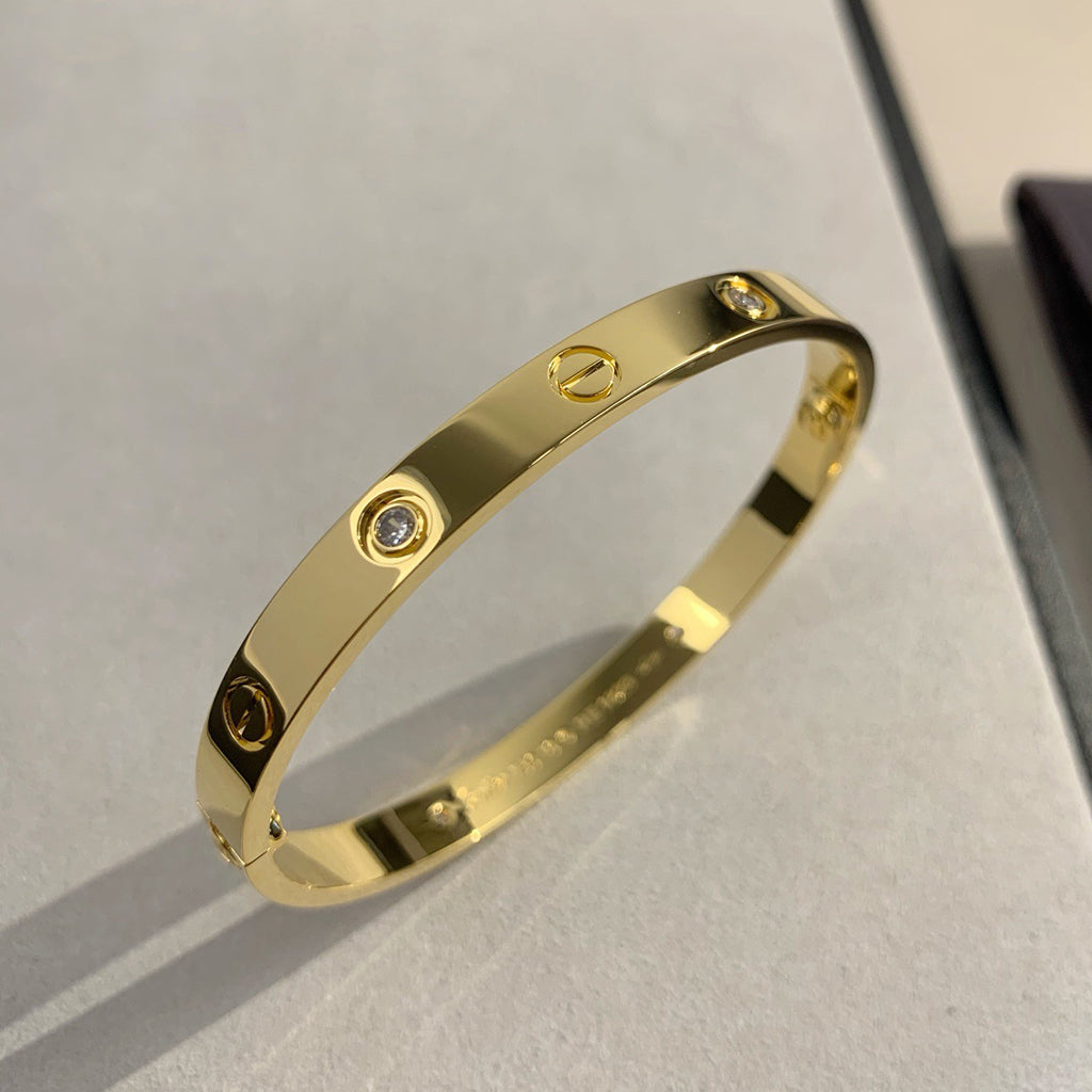 [Love Lucky]LOVE BRACELET 6.1MM 4 DIAMONDS