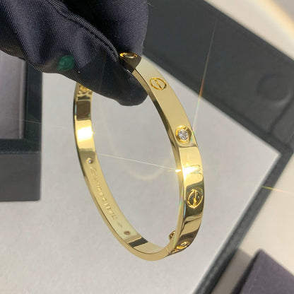 [Love Lucky]LOVE BRACELET 6.1MM 4 DIAMONDS