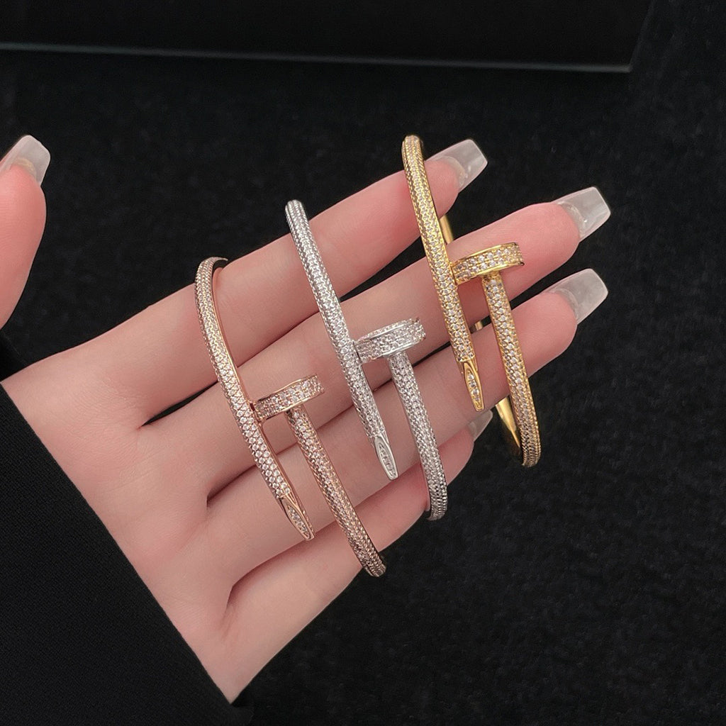 [Love Lucky]JUSTE BRACELET 3.5MM ALL DIAMONDS