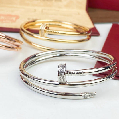 [Love Lucky]JUSTE BRACELET 3.5MM DOUBLE ROW DIAMOND