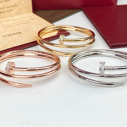 [Love Lucky]JUSTE BRACELET 3.5MM DOUBLE ROW DIAMOND
