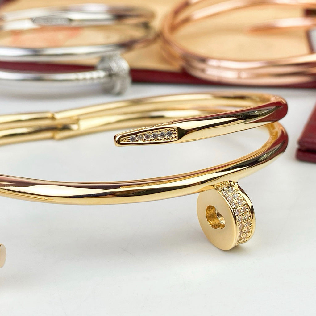 [Love Lucky]JUSTE BRACELET 3.5MM DOUBLE ROW DIAMOND