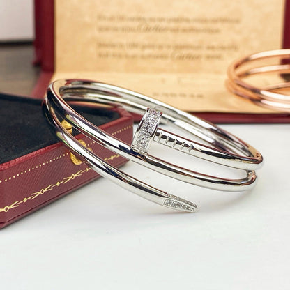 [Love Lucky]JUSTE BRACELET 3.5MM DOUBLE ROW DIAMOND