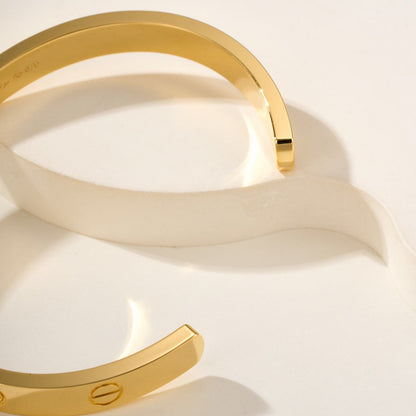 [Love Lucky]LOVE BRACELET 6.1MM 1 DIAMOND OPEN CUFF