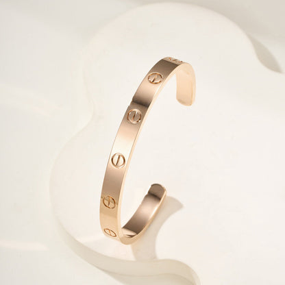 [Love Lucky]LOVE BRACELET 6.1MM OPEN CUFF