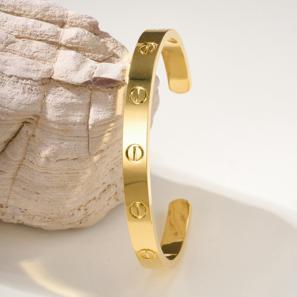 [Love Lucky]LOVE BRACELET 6.1MM OPEN CUFF