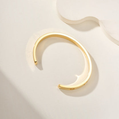 [Love Lucky]LOVE BRACELET 6.1MM OPEN CUFF