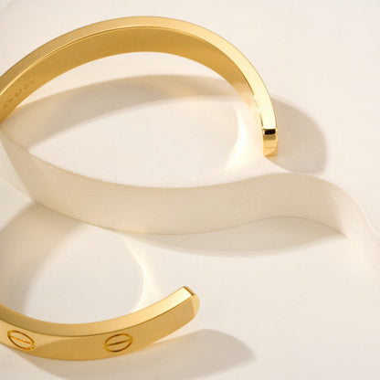 [Love Lucky]LOVE BRACELET 6.1MM OPEN CUFF