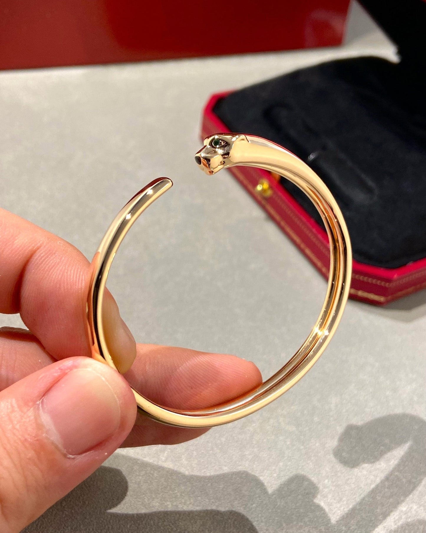 [Love Lucky]PANTHERE OPEN BRACELET